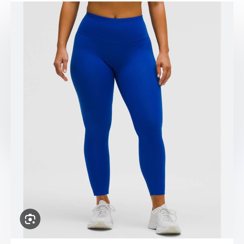 Lululemon wunder train contour Galactic cobalt blue size 10